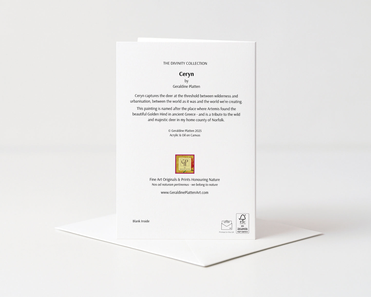 Ceryn Fine Art Greetings Card