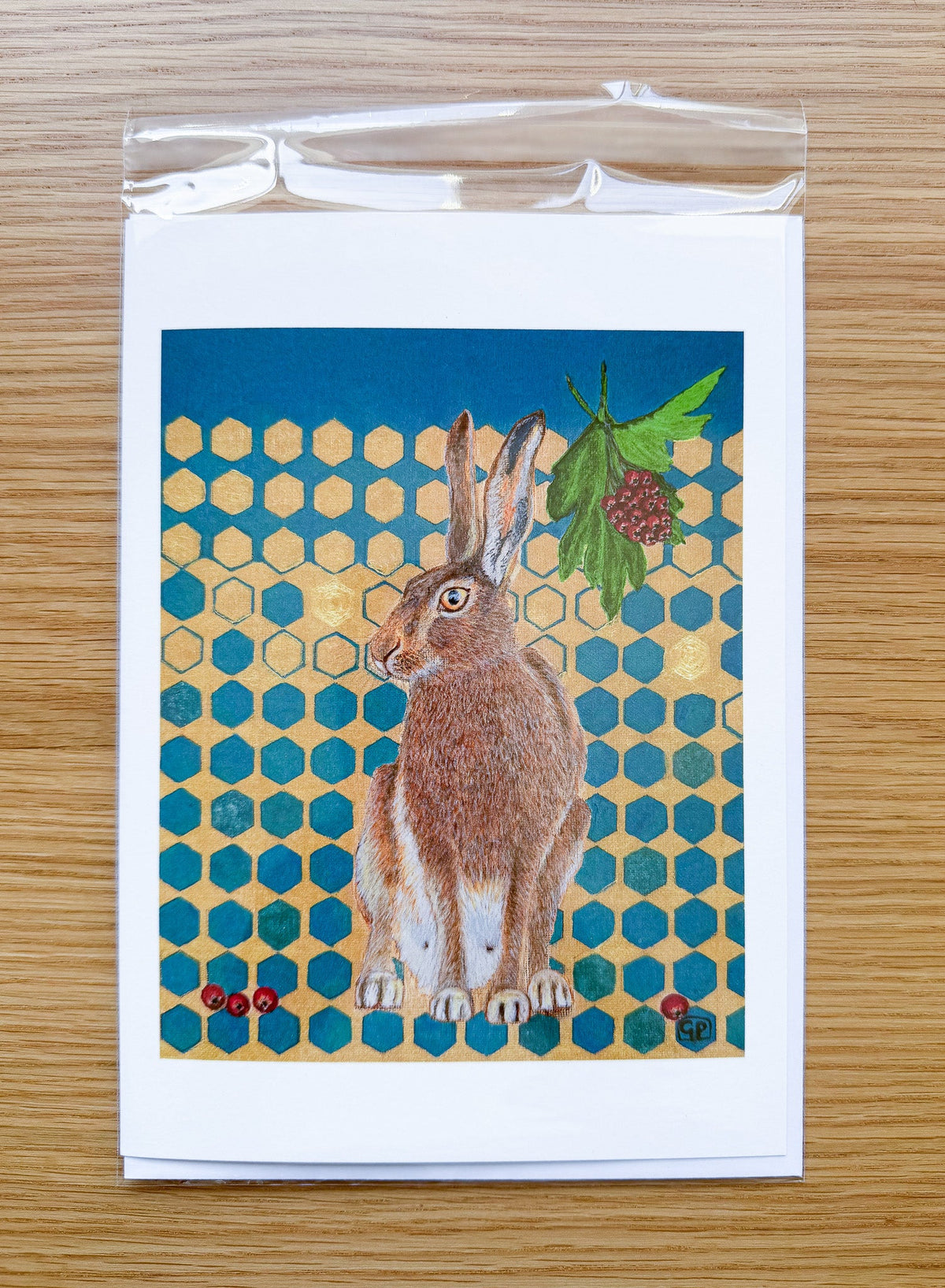 Brigid - Art Greeting Card - Geraldine Platten Art -