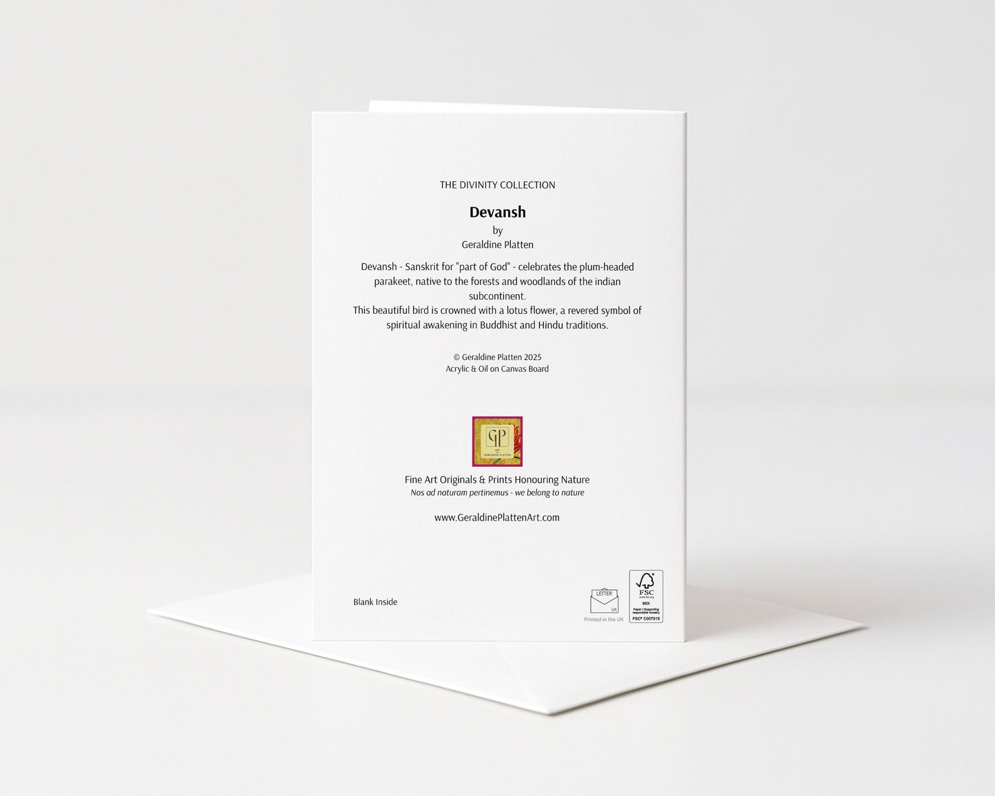 Devansh Fine Art Greetings Card