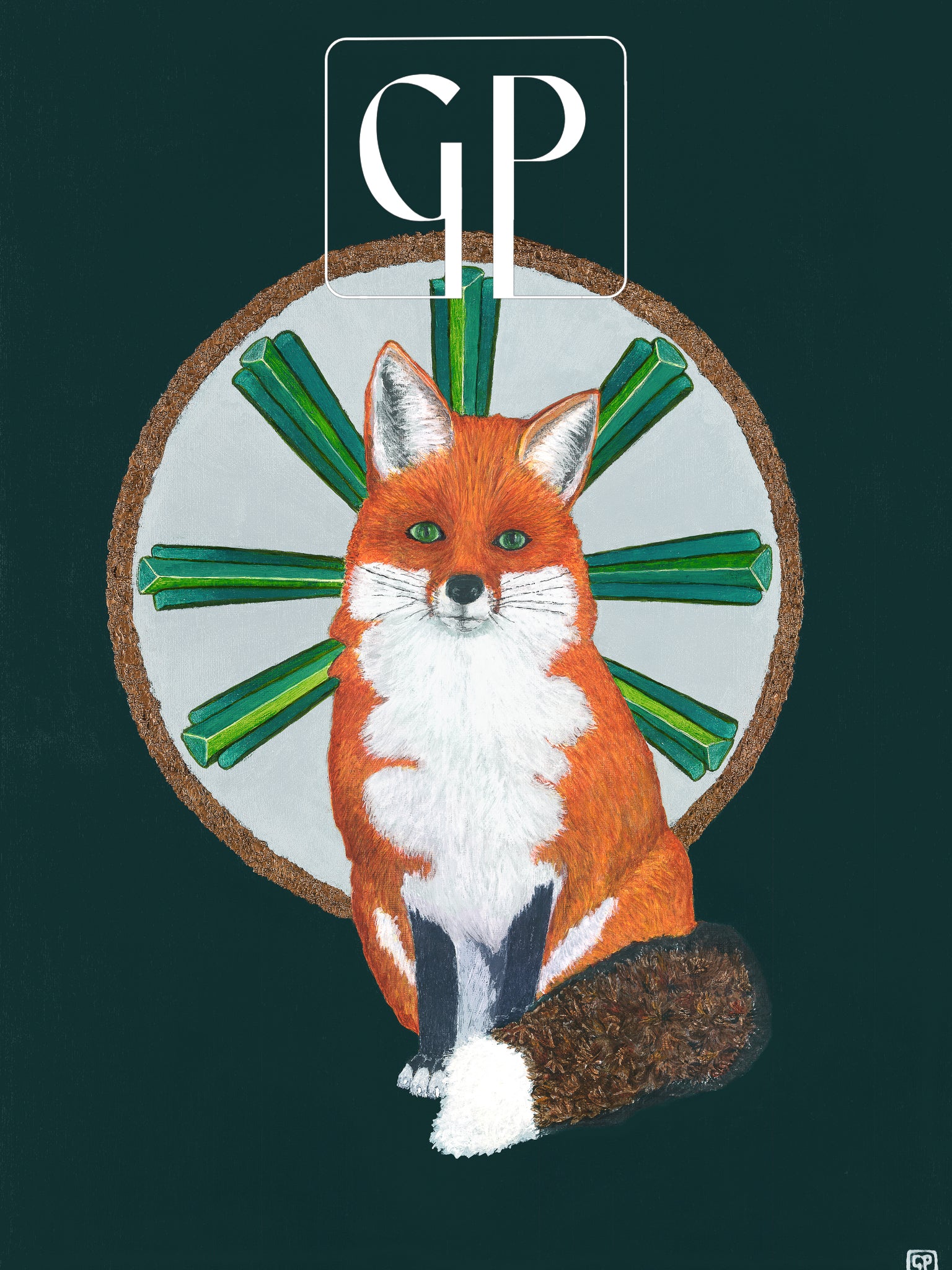 Inari: Open Edition Stretched Canvas Prints - Geraldine Platten Art - Canvas Print