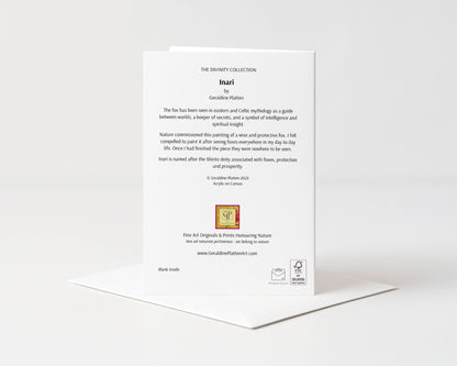 Inari Fine Art Greetings Card