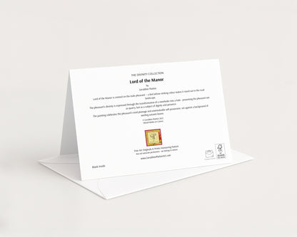 Lord of the Manor Fine Art Greetings Card