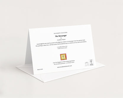 The Messenger Fine Art Greetings Card