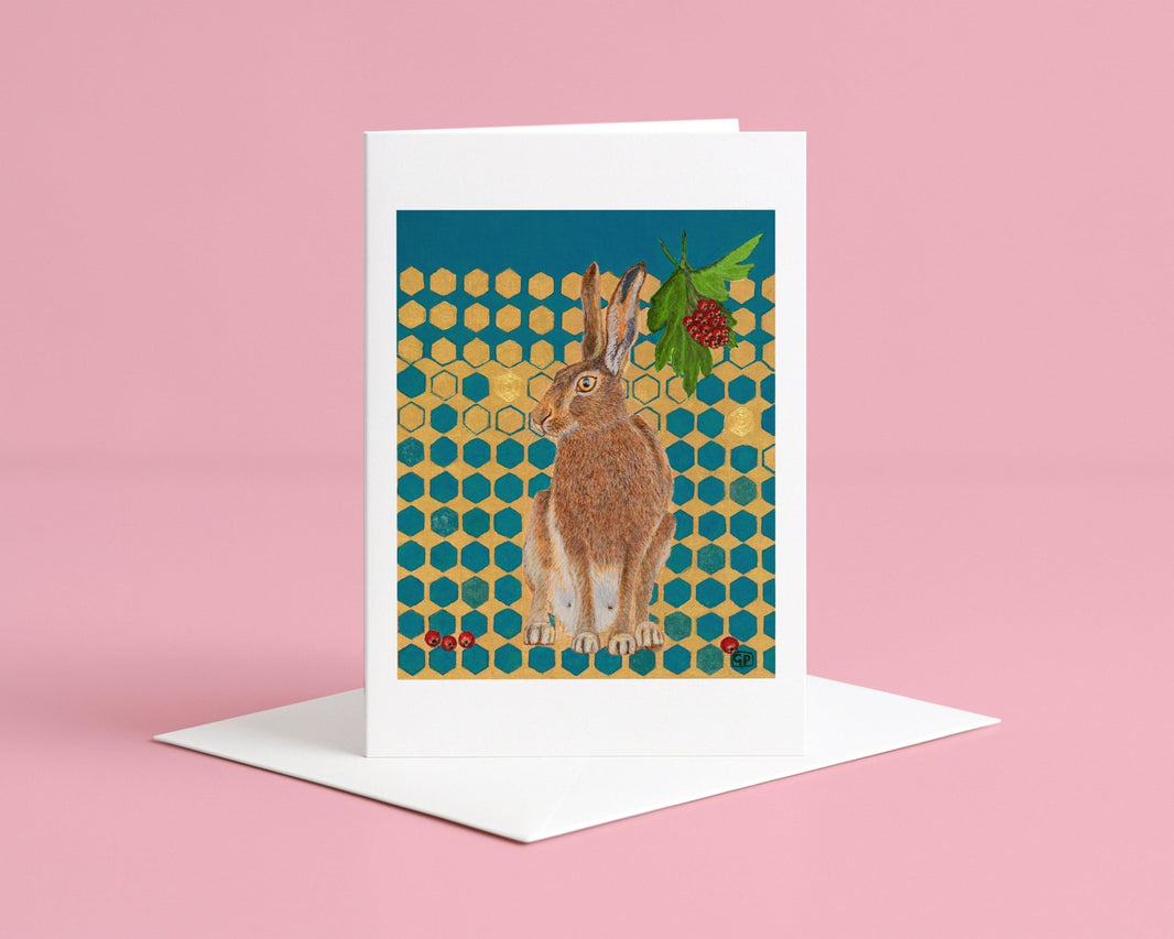 Brigid - Art Greeting Card - Geraldine Platten Art -