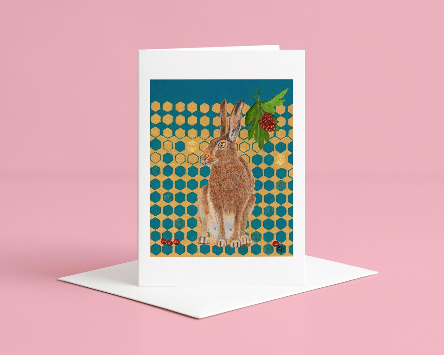 Brigid - Art Greeting Card - Geraldine Platten Art -