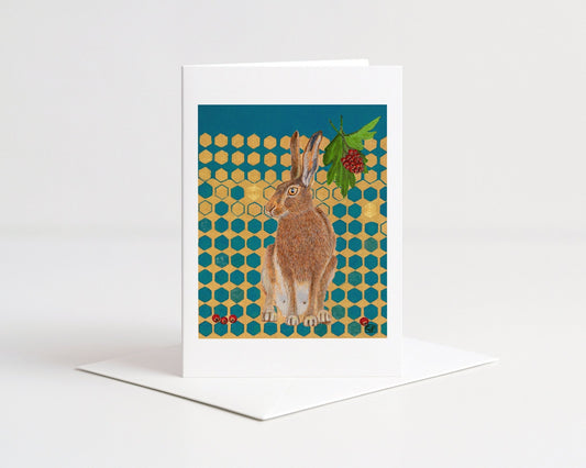 Brigid Fine Art Greetings Card - Geraldine Platten Art -