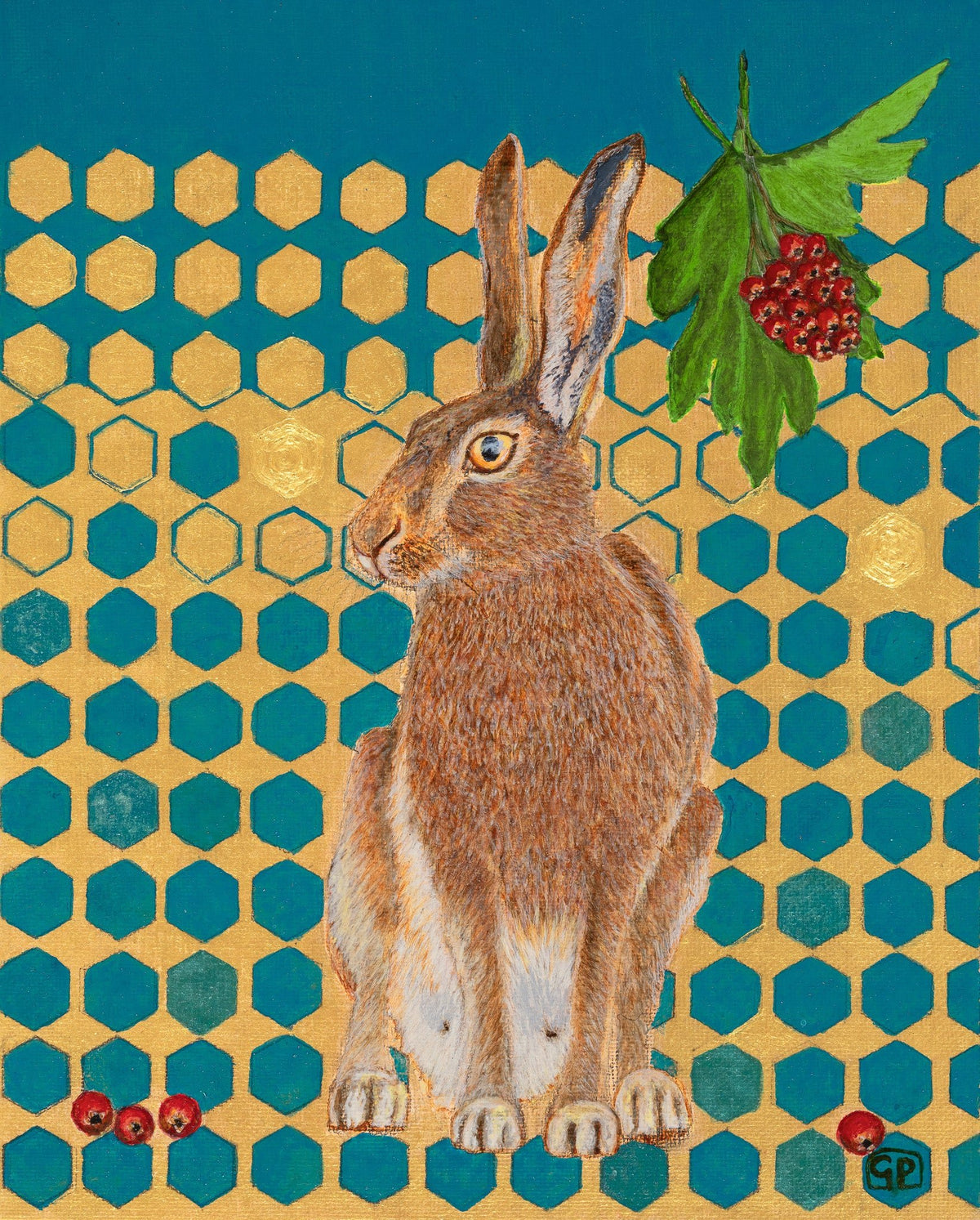 Brigid - Original Painting - Geraldine Platten Art - 