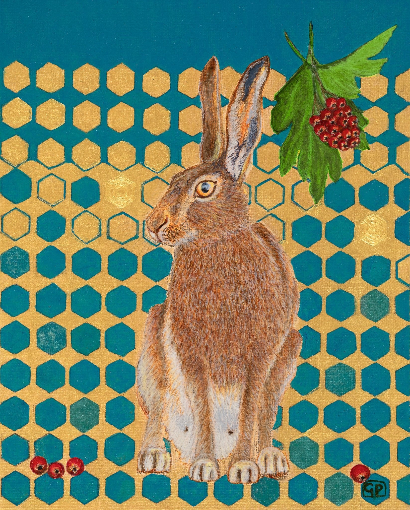 Brigid - Original Painting - Geraldine Platten Art - 