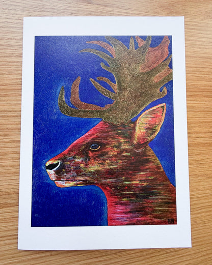Ceryn - Art Greeting Card, Blank Inside - Geraldine Platten Art -