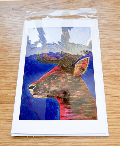 Ceryn - Art Greeting Card, Blank Inside - Geraldine Platten Art -