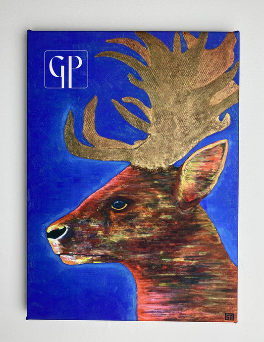 Ceryn: Limited Edition Hand Embellished Stretched Canvas Prints - Geraldine Platten Art - Canvas Print