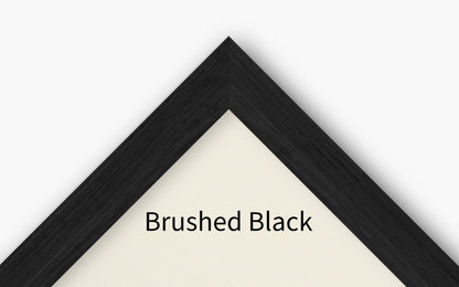 Brushed black frame sample image