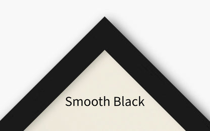 Smooth black frame sample image