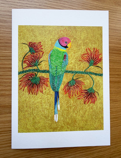 Devansh - Art Greeting Card - Geraldine Platten Art -
