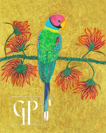 Devansh: Limited Edition Hand Embellished Prints on Paper - Geraldine Platten Art - Print only