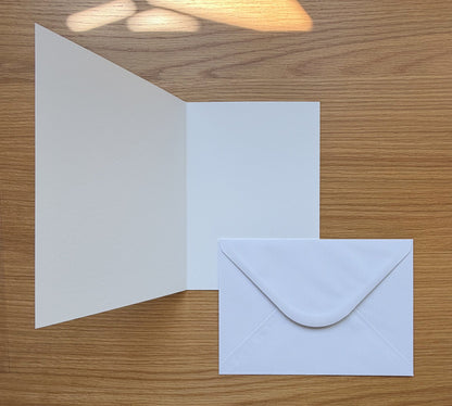 Inari - Art Greeting Card, Blank Inside - Geraldine Platten Art -