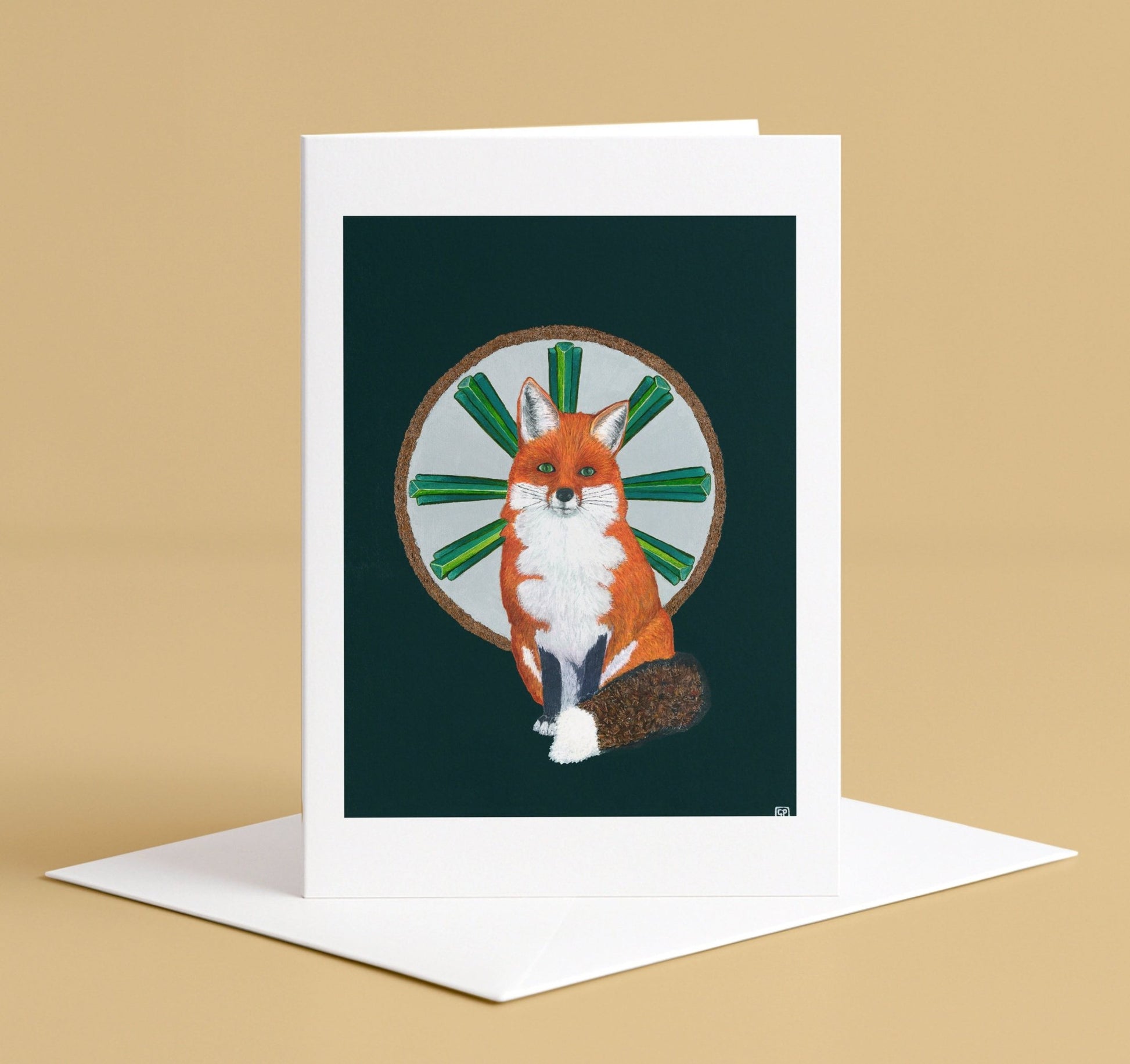 Inari - Art Greeting Card, Blank Inside - Geraldine Platten Art -