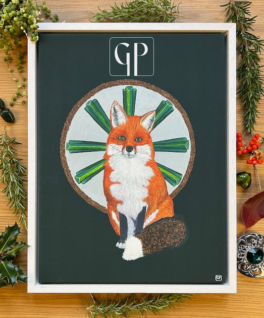 Inari: Open Edition Stretched Canvas Prints - Geraldine Platten Art - Canvas Print