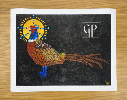 Lord of the Manor: Limited Edition Hand Embellished Prints on Paper - Geraldine Platten Art - Prints on paper