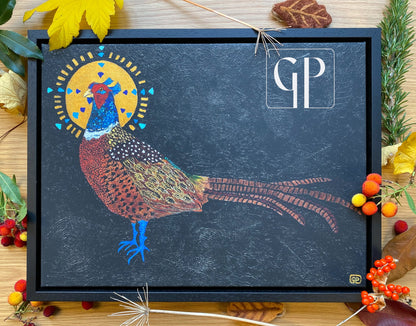 'Lord of the Manor': Open Edition Stretched Canvas Prints - Geraldine Platten Art - Canvas Print