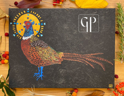 'Lord of the Manor': Open Edition Stretched Canvas Prints - Geraldine Platten Art - Canvas Print