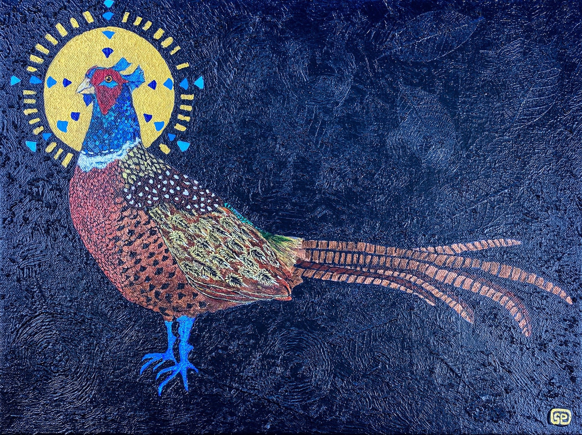 Lord of the Manor - Original Painting - Geraldine Platten Art -