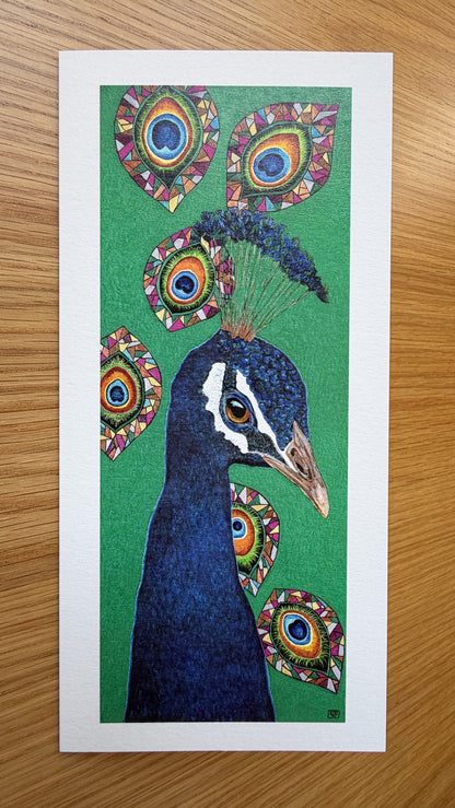 Mayura - Art Greeting Card, Blank Inside - Geraldine Platten Art -