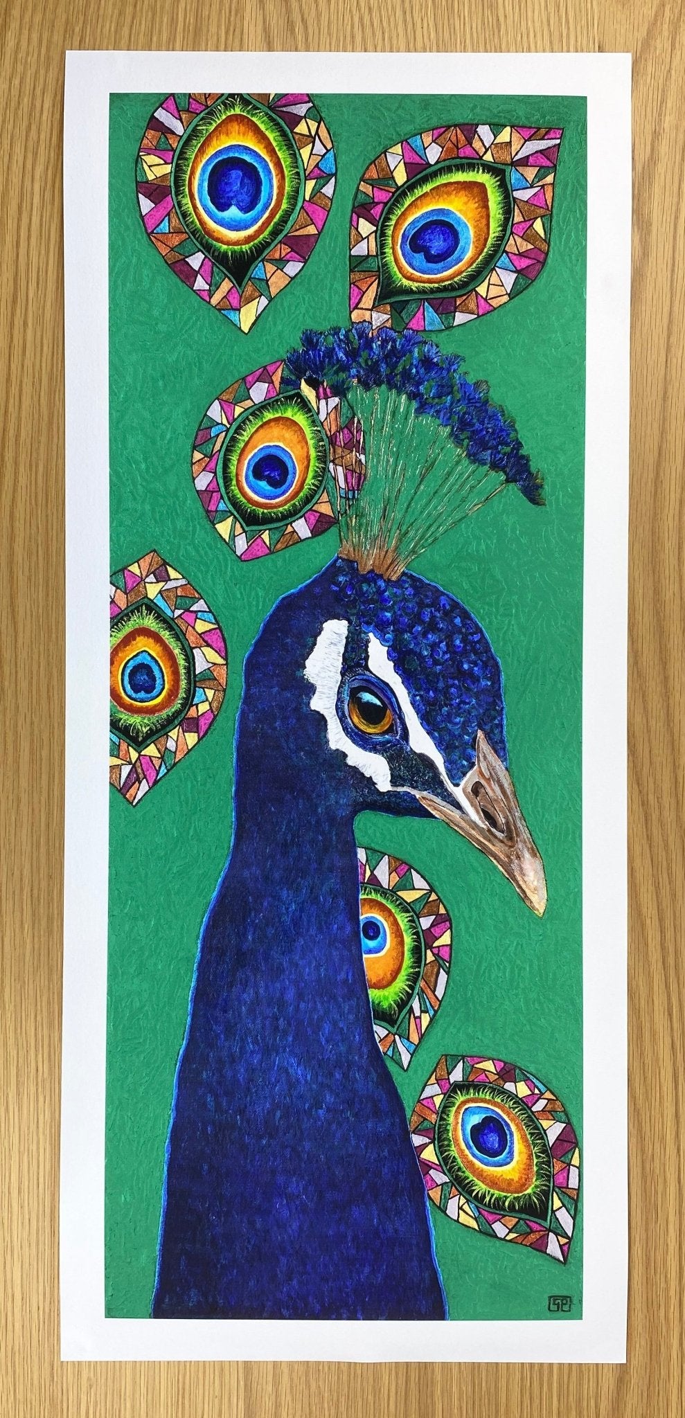 Mayura: Fine Art Print On Paper - Geraldine Platten Art - Prints on paper
