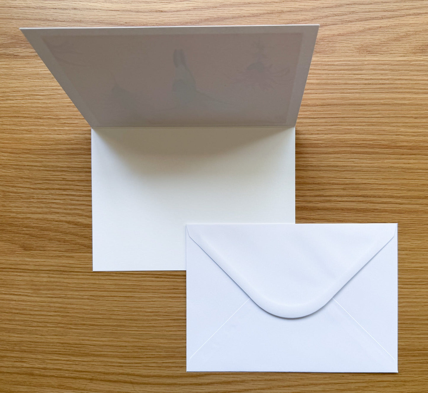 The Messenger - Art Greeting Card, Blank Inside - Geraldine Platten Art -