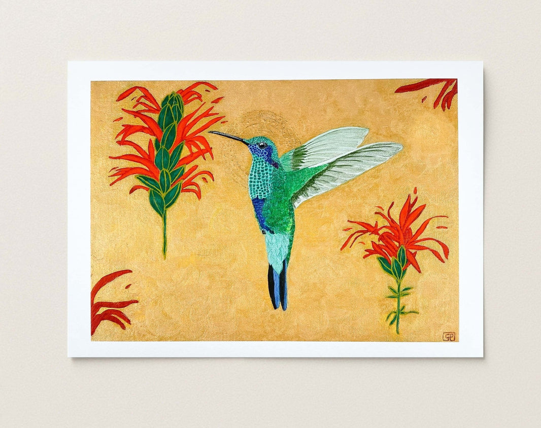 The Messenger: Fine Art Print On Paper - Geraldine Platten Art -