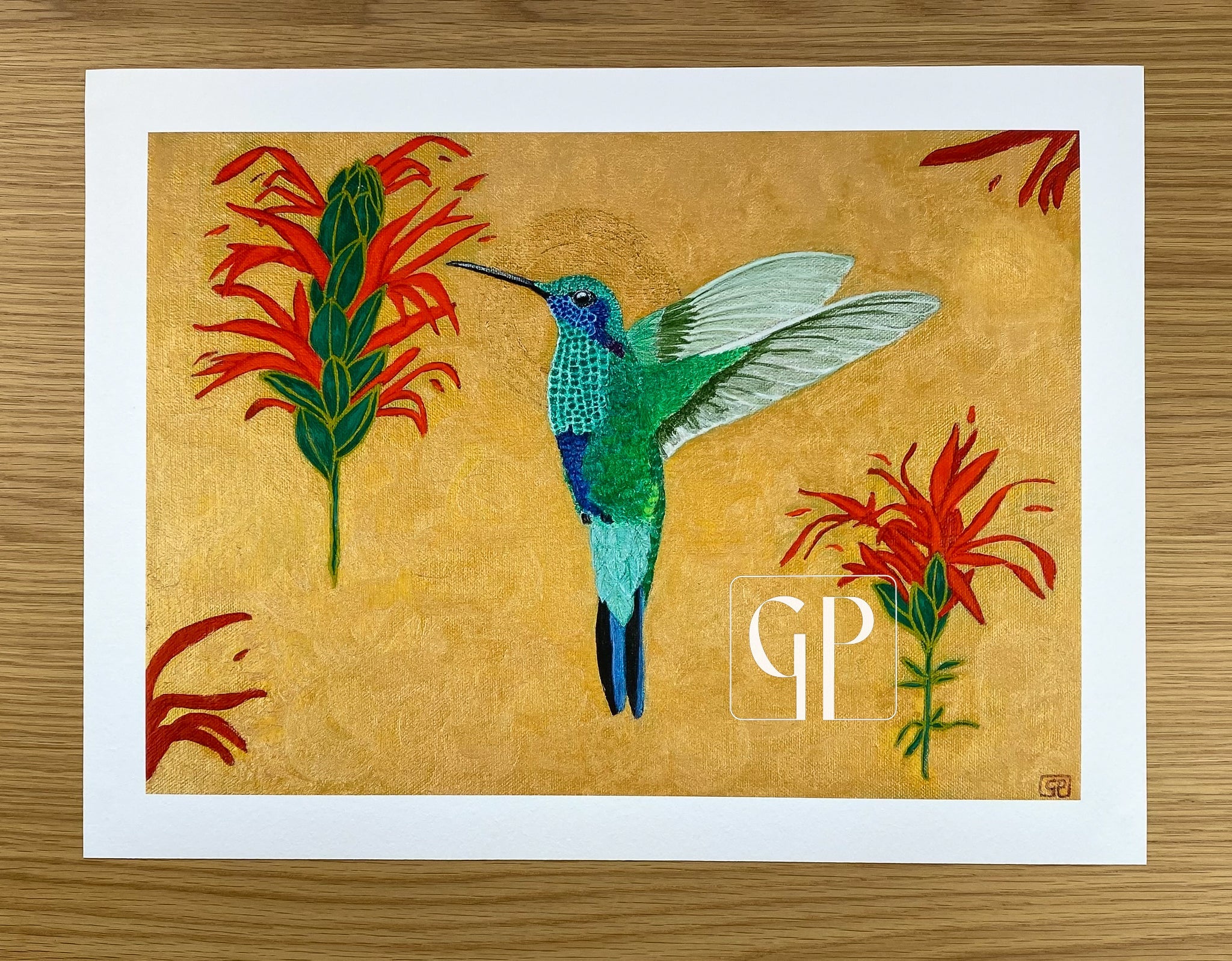 The Messenger: Open Edition Prints on Paper - Geraldine Platten Art - 