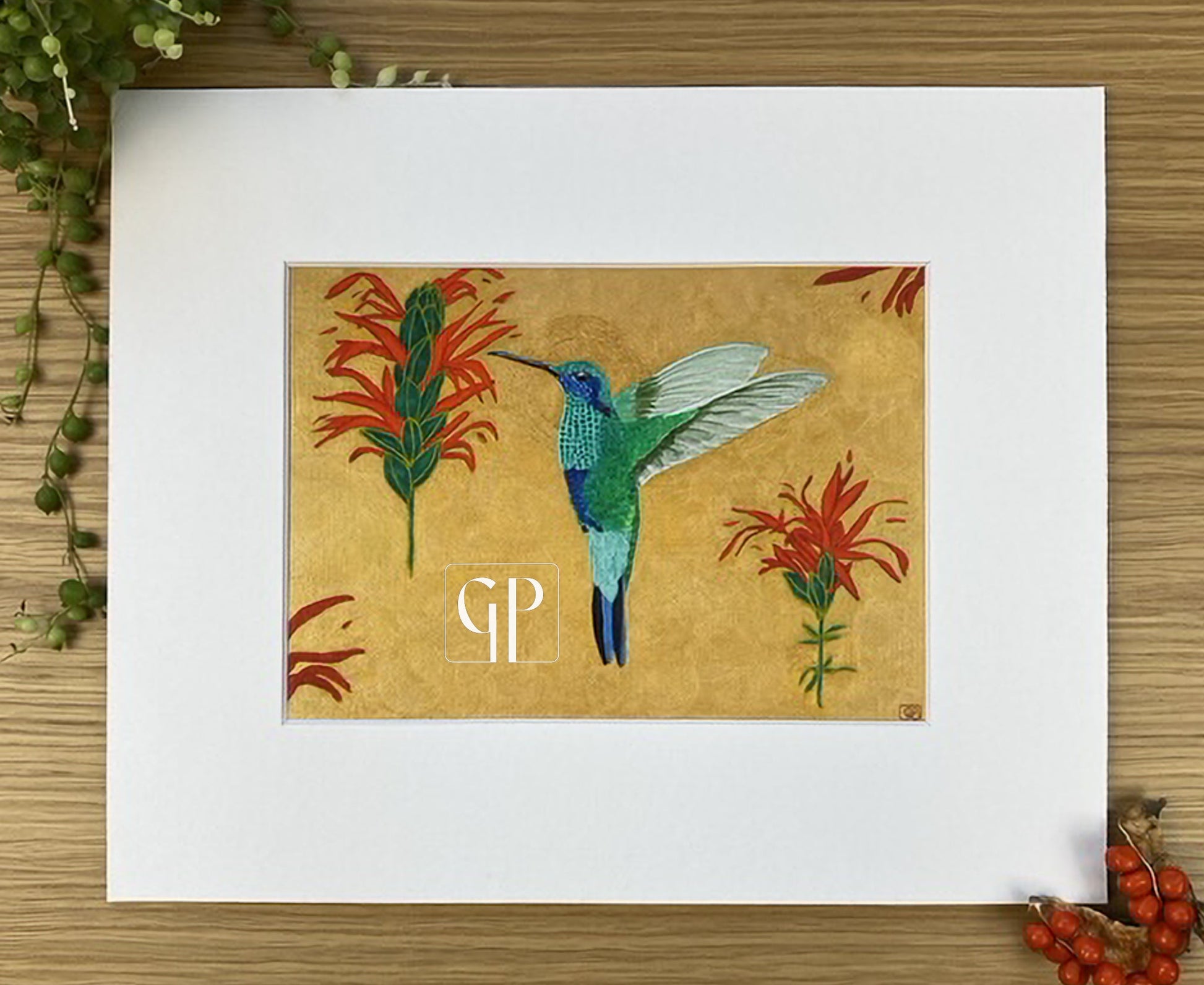 The Messenger: Open Edition Prints on Paper - Geraldine Platten Art - 