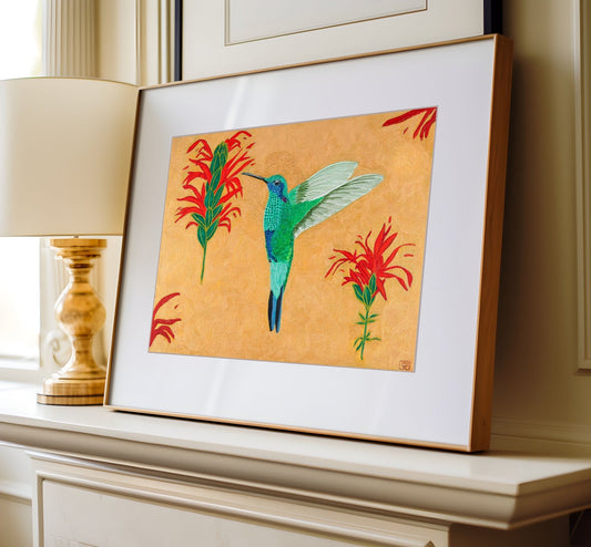The Messenger: Open Edition Prints on Paper - Geraldine Platten Art - 