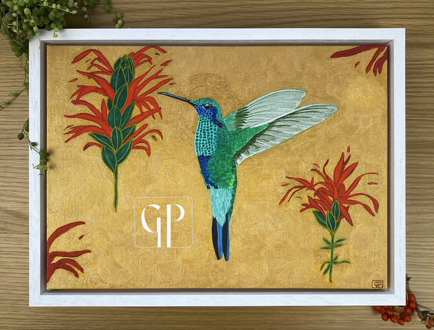 The Messenger: Open Edition Stretched Canvas Prints - Geraldine Platten Art - 