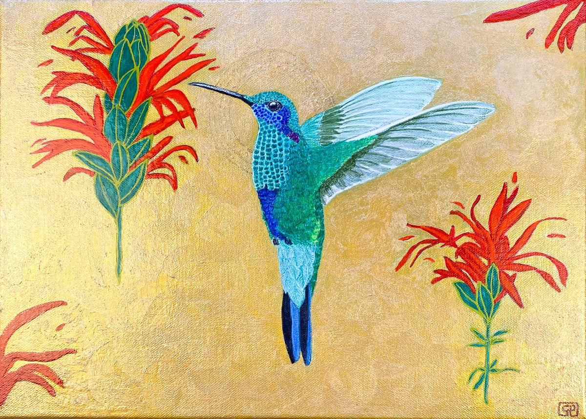 The Messenger - Original Painting - Geraldine Platten Art -
